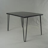 Low metal and melamine table
