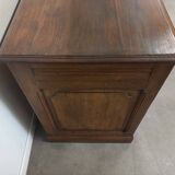 Banque de magasin à tiroirs en chêne