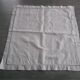 Antique embroidered/monogrammed pillowcase: 67x67cm
