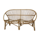 Vintage rattan bench 1960