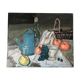 Oil painting on cardboard still life signed vintage