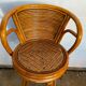 Bar stool or swivel counter in rattan year 60 vintage