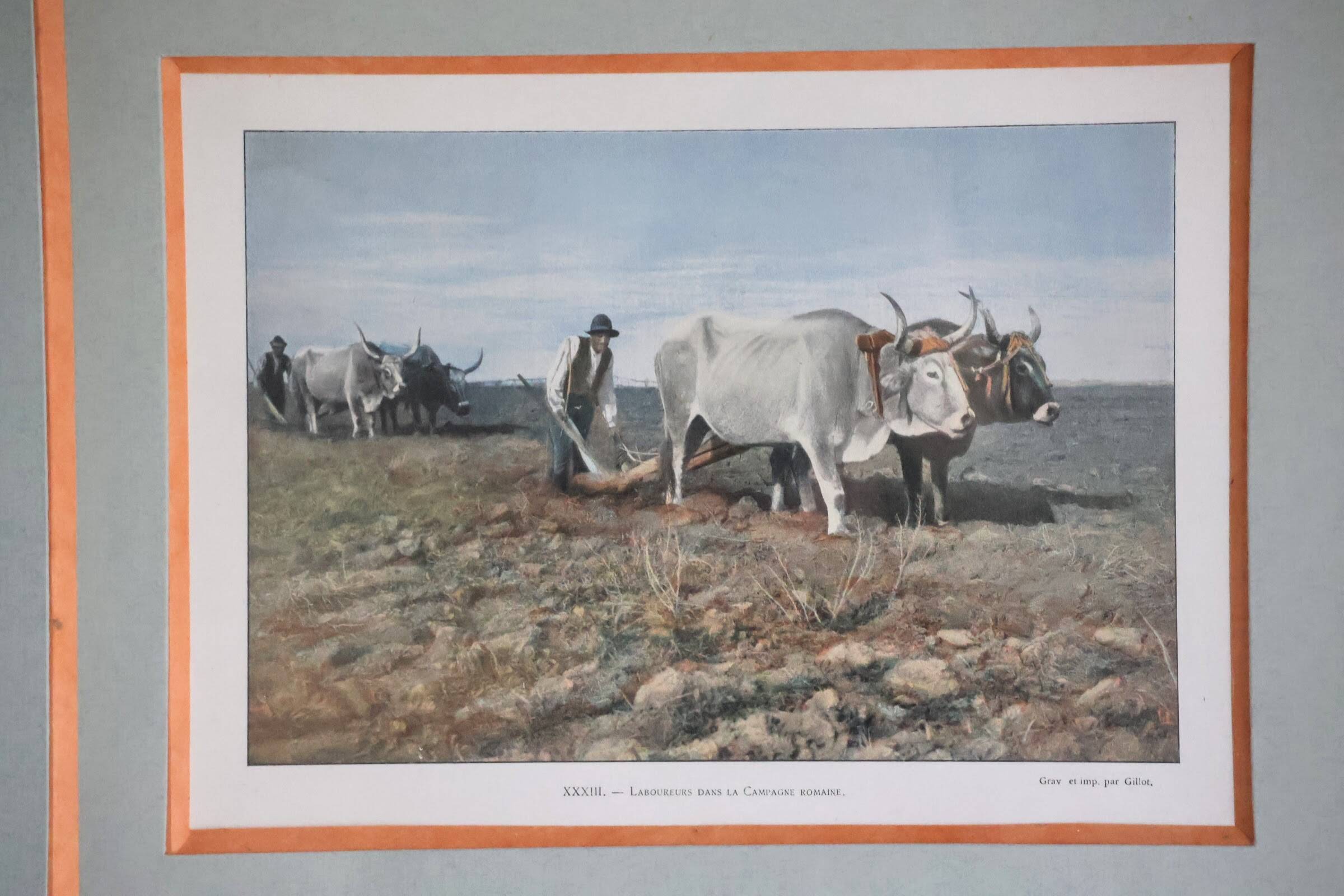 Original Gillot photogravure painting