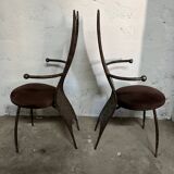 Set of 4 Post-Mordern chairs