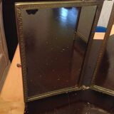 Miroir triptyque de barbier