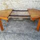 Table Maison Regain en orme a deux allonges