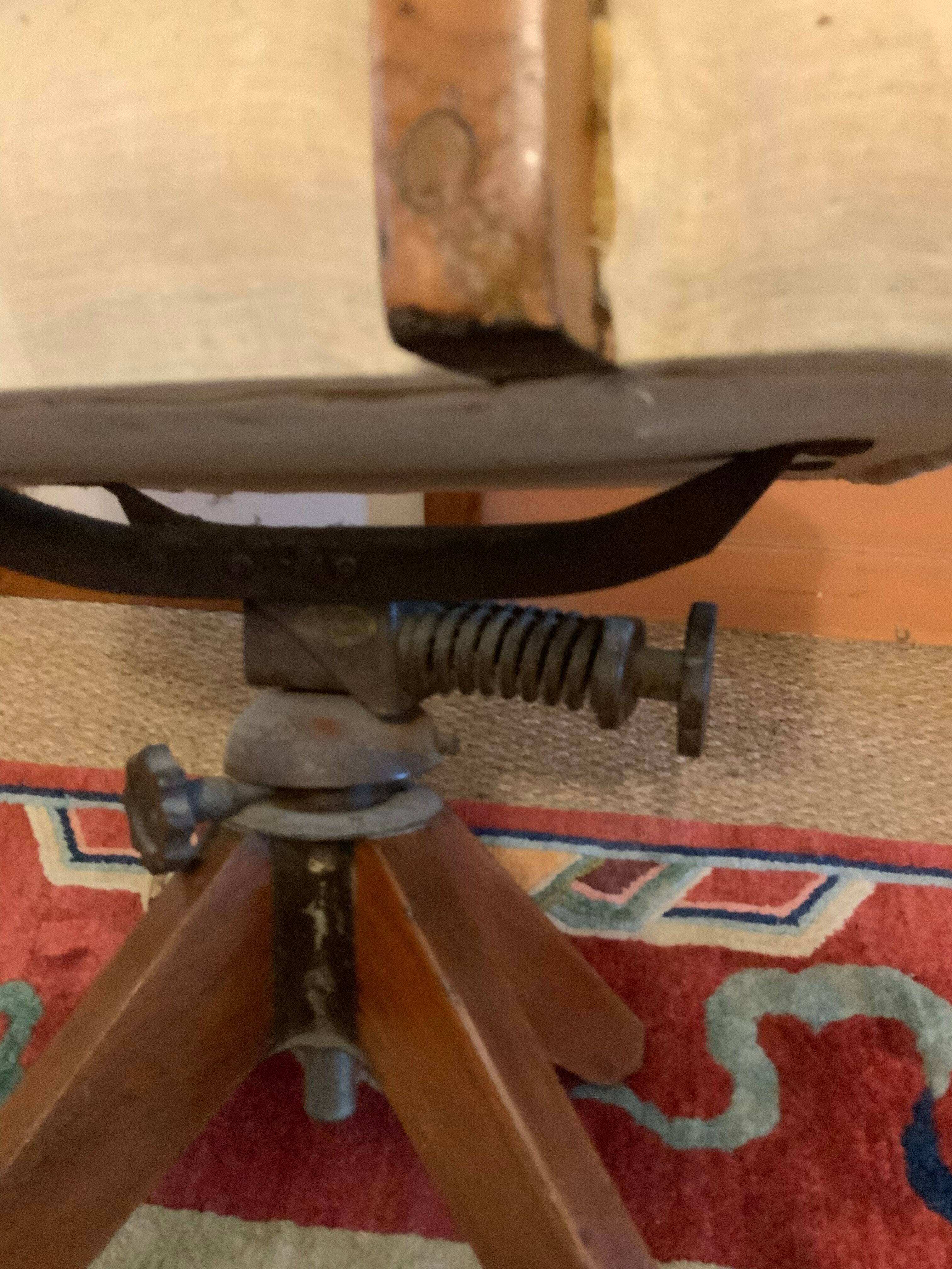 Mahogany marine chair