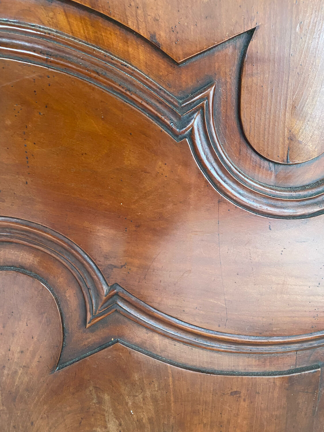 Pair of walnut doors