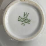 Segmented serving dish, leaf shape, porcelain, Bavaria