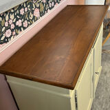 Chic country-style buffet with 2 doors