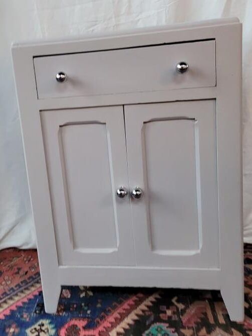 Parisian buffet, 50s, painted in gray