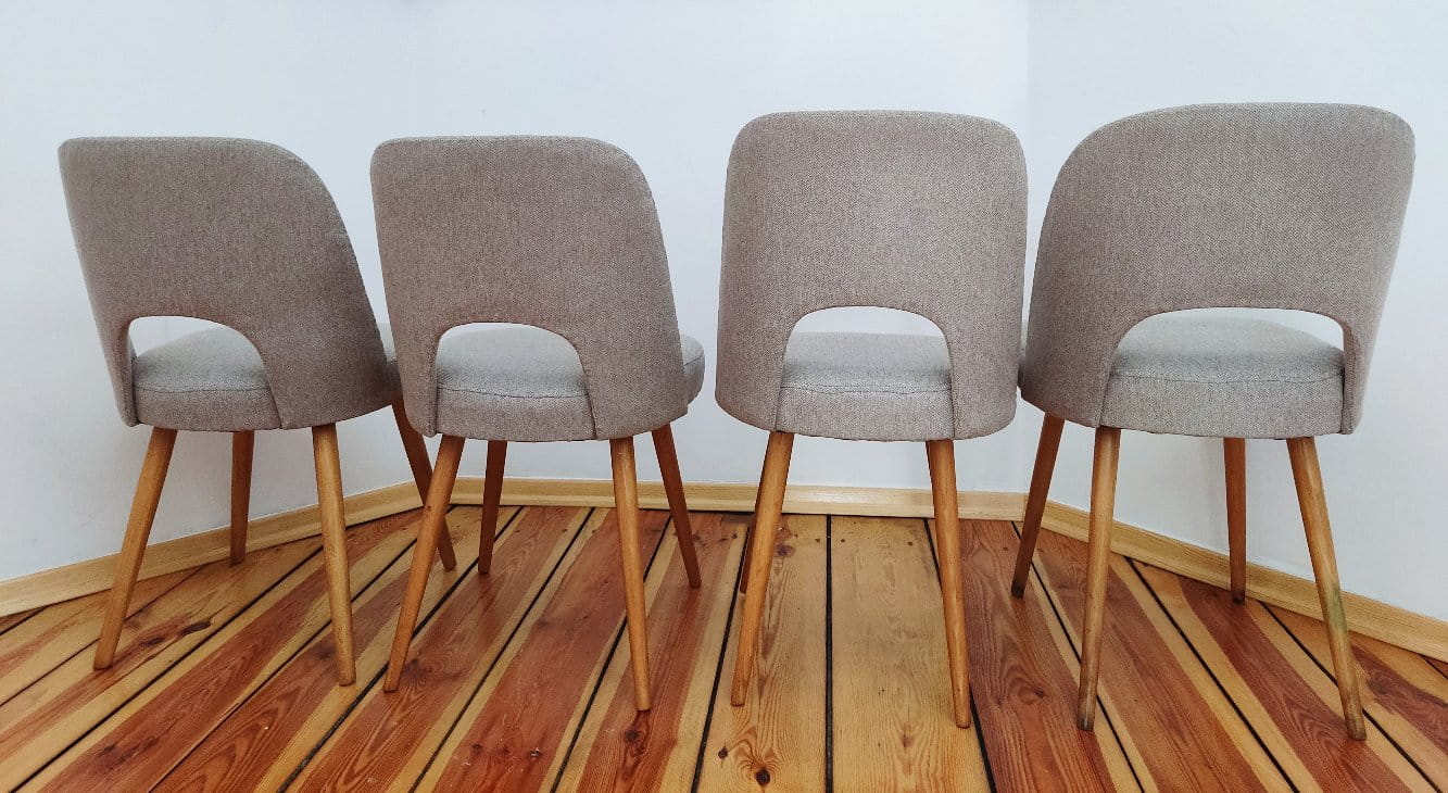 Set of Four Chairs by O. Haerdtl for TON, Czechoslovakia, 1960s