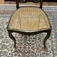 Napoleon III chair in blackened wood
