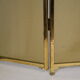 Vintage brass chimney firewall
