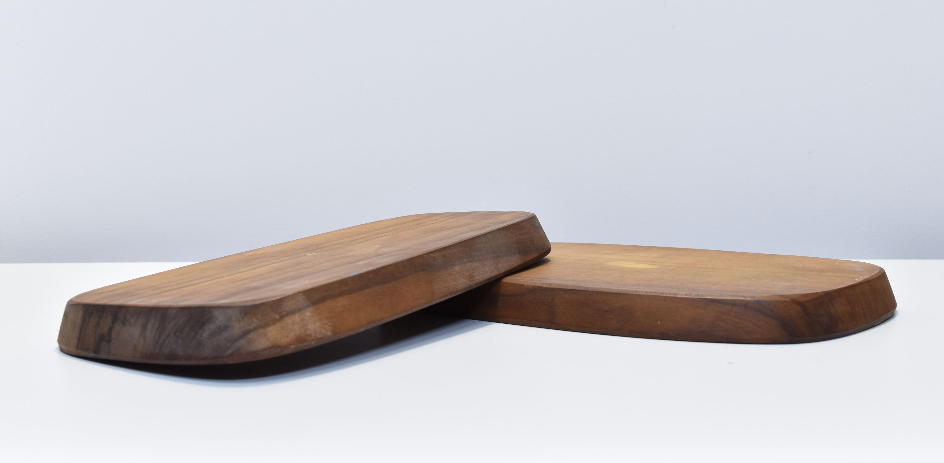 Empty carved wooden pockets