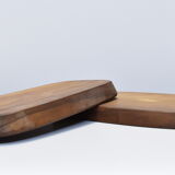Empty carved wooden pockets