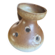 Stoneware vase with flower spikes