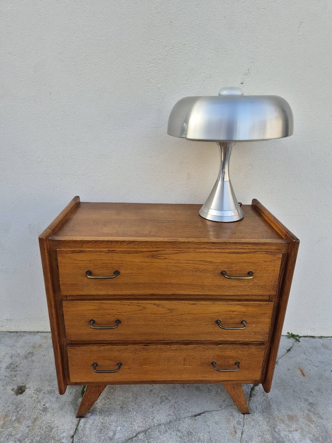 Commode vintage design pieds compas 1950s