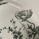 Set of 9 flat plates Terre de Fer XIXth Grand Dépôt E.Bourgeois