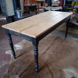 Old table feet turned