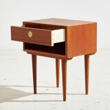 Restored teak nightstand