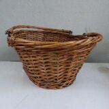 Nice little basket with handles, woven Wicker vintage