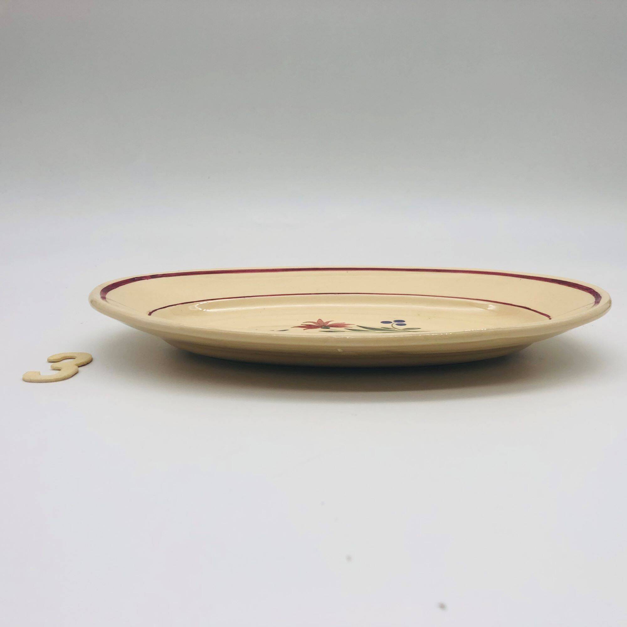 Three K&G Lunéville serving dishes, "Denise" model