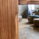 Renovated wooden mirror