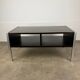 1970s coffee table in teak and aluminium