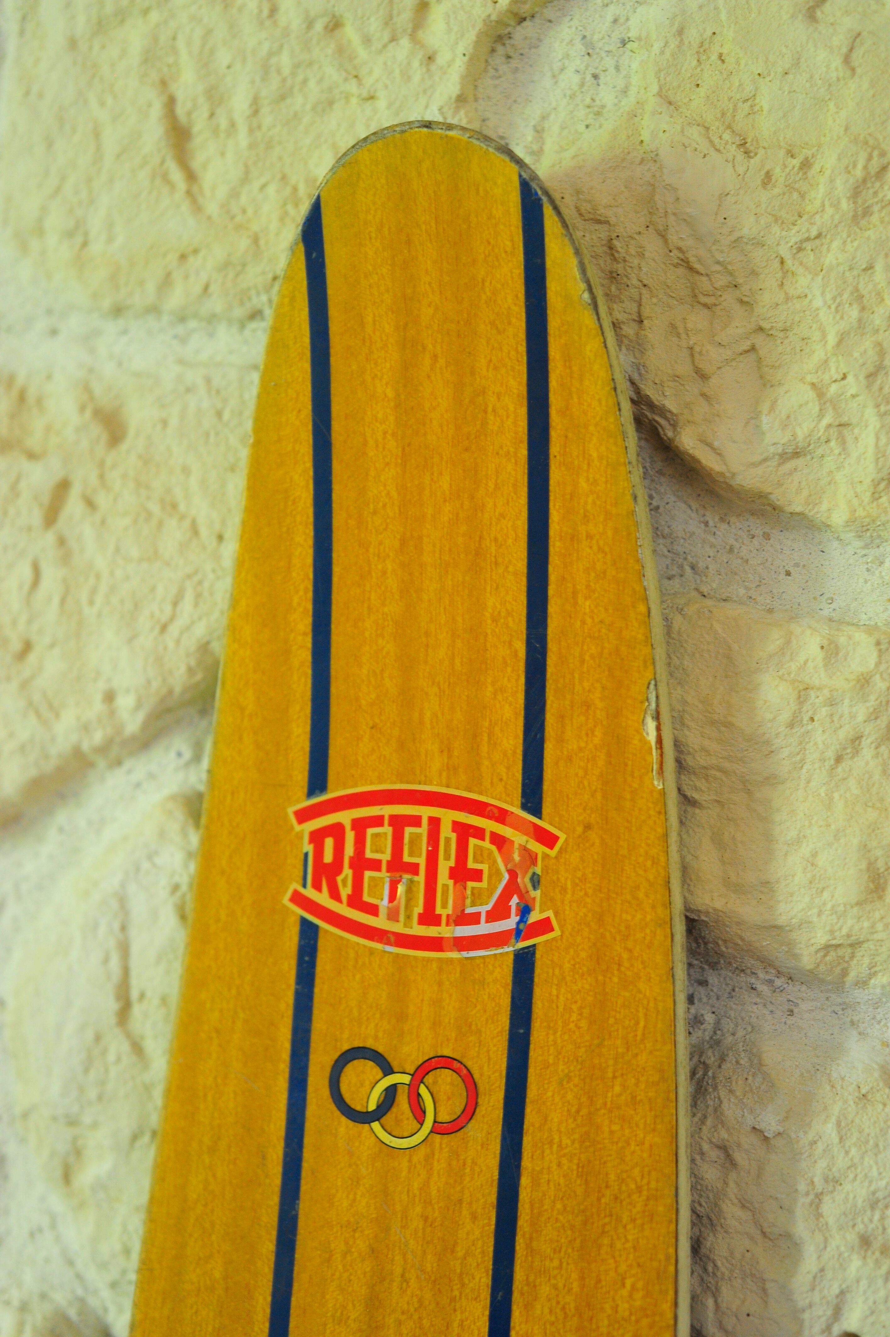Vintage Reflex water skiing from the 60s_ Monoski
