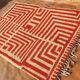 Handmade traditional Beni Ourain rug, size 2/3 m.