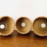Wicker and Bamboo Cascading Lamp