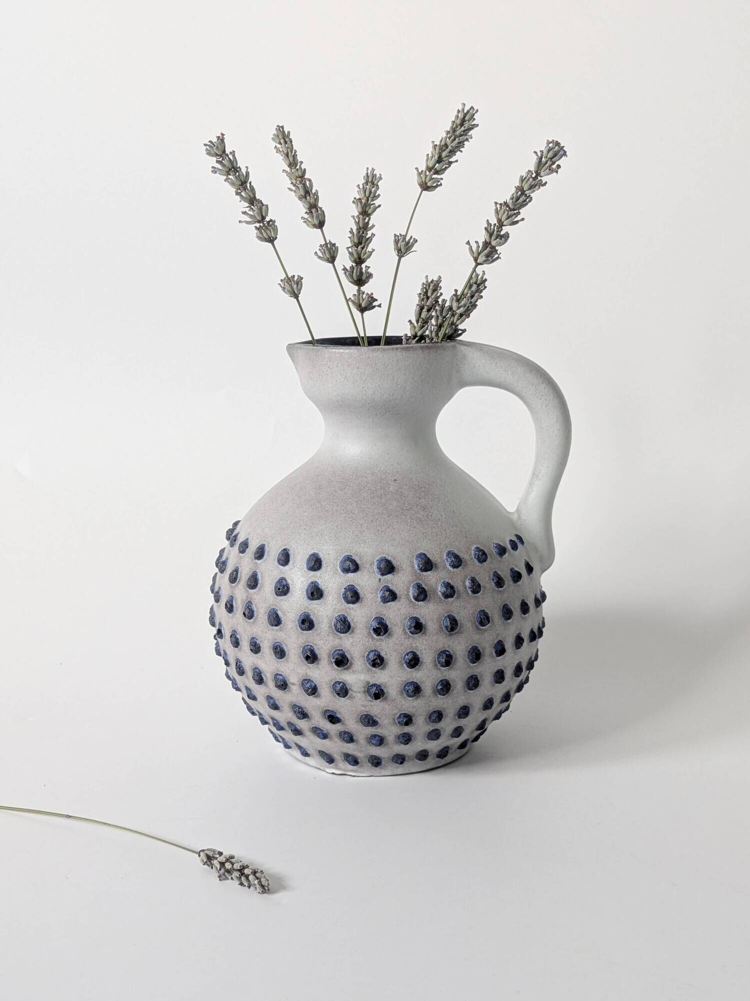 Marei mid-century ceramic jug vase, West Germany 1960s.