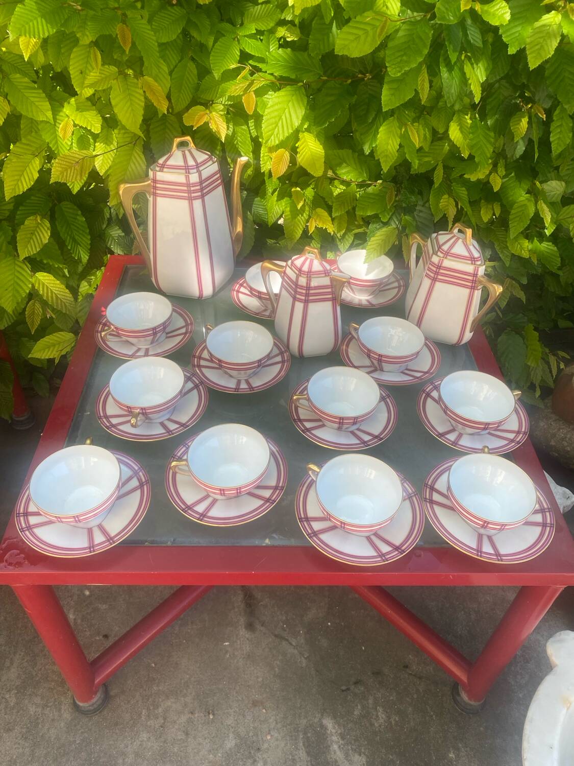 Art Deco coffee service