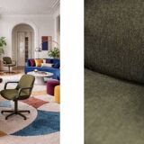 Vintage Mid-Century German Modern Office Chairs by Pollock for Comforto