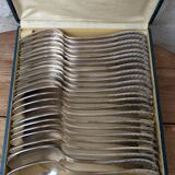 Set of 12 silver plated forks and 12 spoons 84g