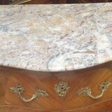 Louis XV style curved commode in rosewood