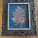 Painting and carved wooden frame, Bali, Indonesia