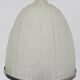 Art Deco lamp in molded glass and silver metal