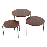 Round nesting tables 'Eindhoven' mid century