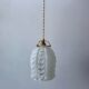 Art Deco frosted glass pendant lamp 30s