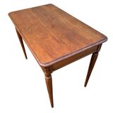 Bureau en noyer art-deco 1 tiroir