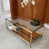 Table basse double plateau