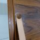 Salin Nyborg Teak Chest / Storage Box / Side Table on Wheels Denmark 1960s