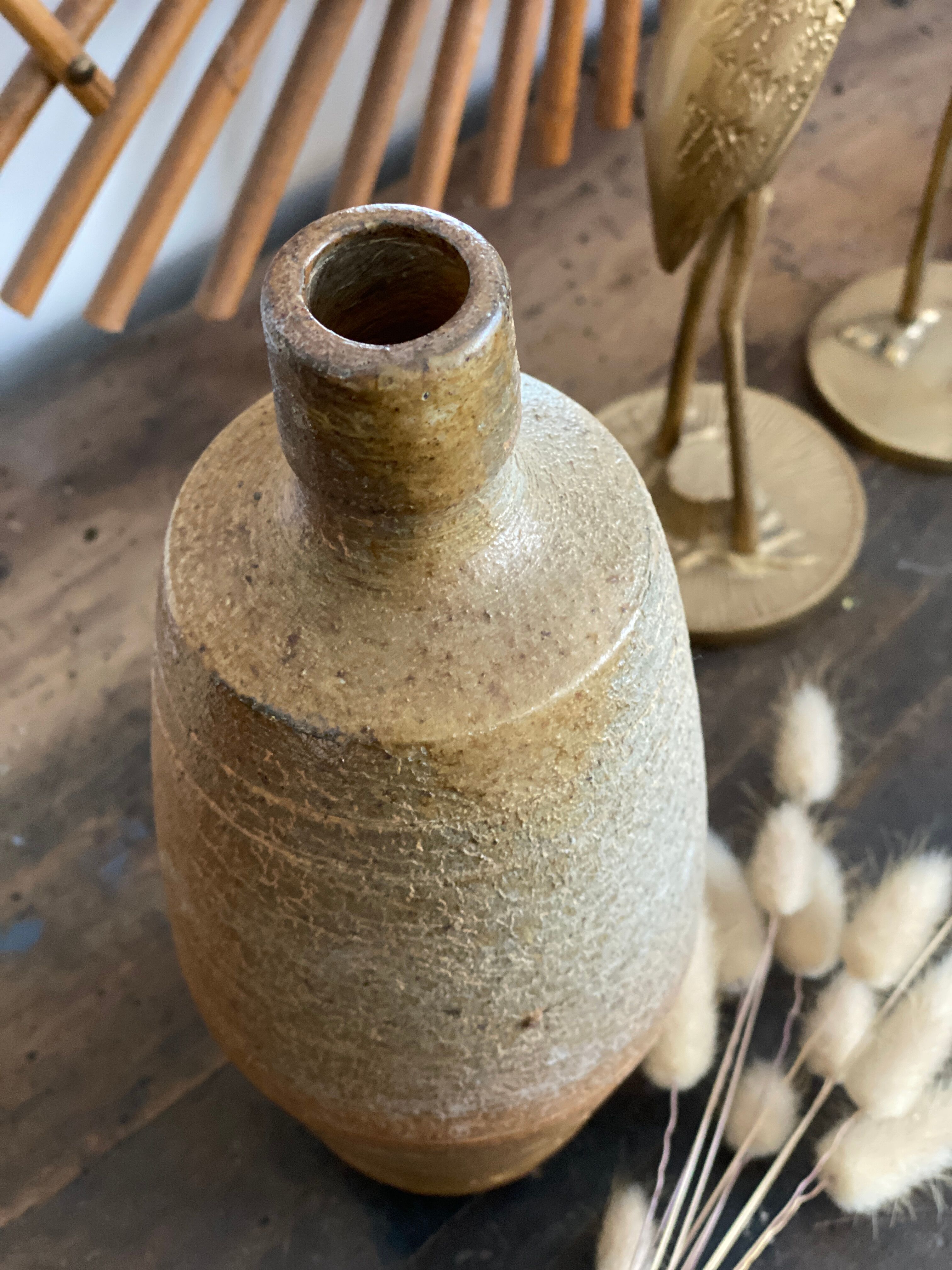 Vintage stoneware vase