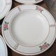 7 old deep plates in Salins earthenware model Nénuphar 24.5cm