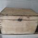 Wooden box aero-gummed chest storage deco