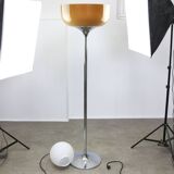 Grand lampadaire marron de Luigi Massoni pour Guzzini, années 1970