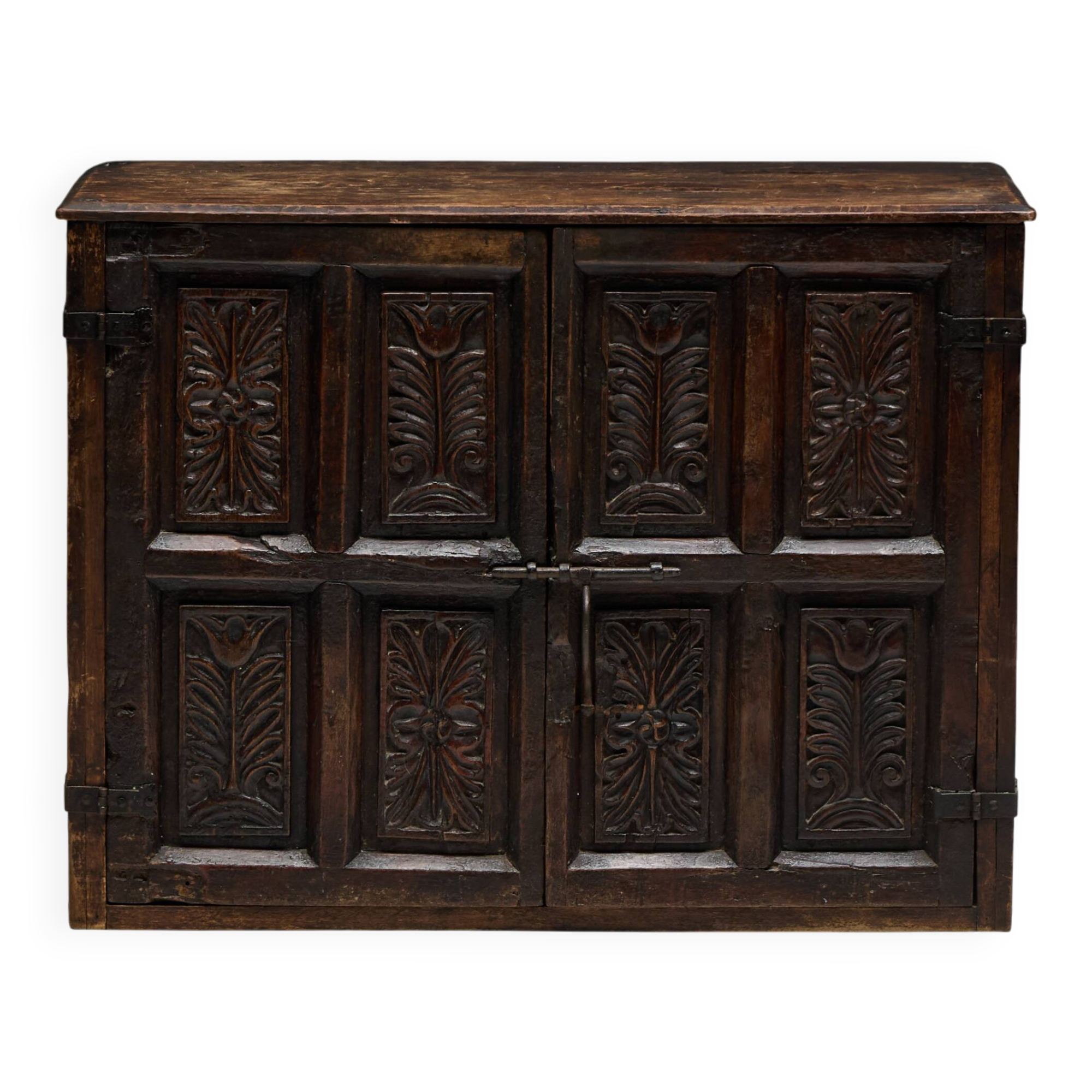 Antique Carved Cupboard, France, 18th Century