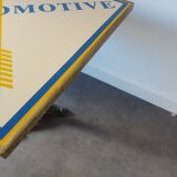 Vintage enameled table, Courchevel ski resort